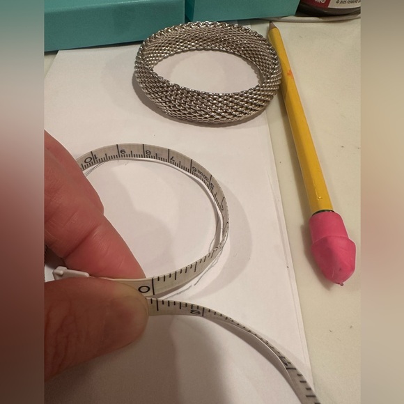 Tiffany and Co Somerset sterling silver Mesh bracelet